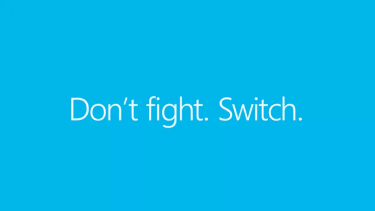 Microsoft advert mocks rival fanboys