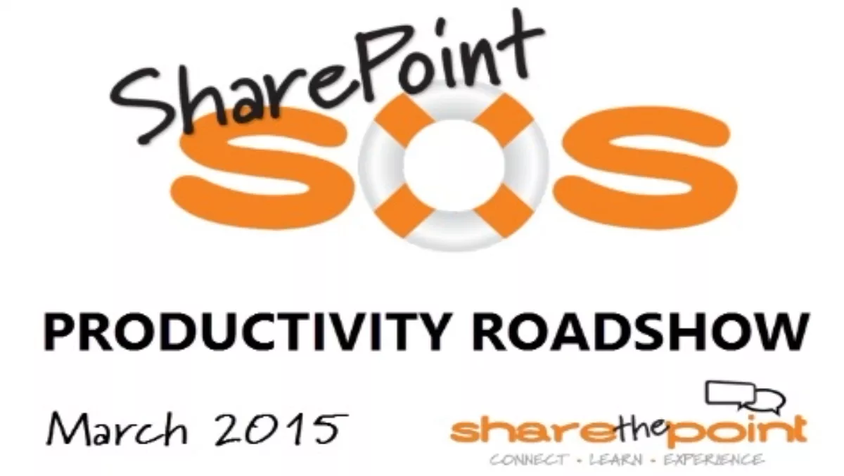 ShareThePoint's Productivity Roadshow is coming to a town near you
