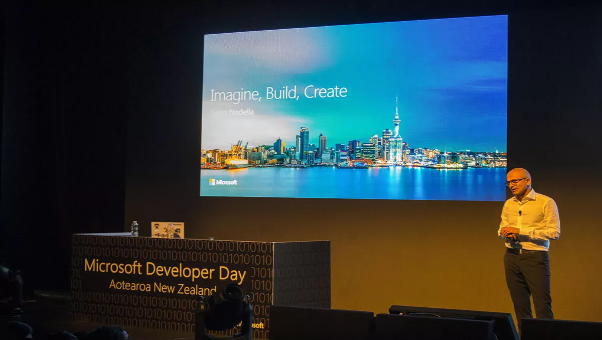 Satya Nadella reveals Microsoft's 'completely new world'