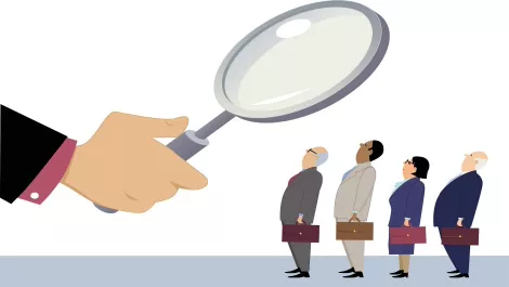 Inspecting employees