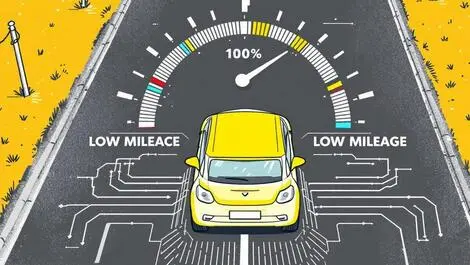 Compact car uk road speedometer telematics low mileage insurance