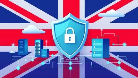 Digital shield protecting interconnected buildings computer servers uk cyber security
