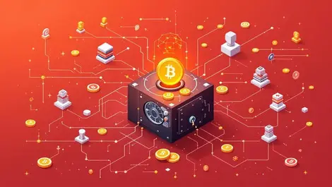 Secure digital vault interconnected blockchain nodes cryptographic assets