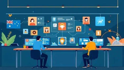 Australian customer service center ai avatars digital interaction kangaroo opera