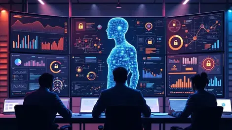 Cybersecurity ops center explainable ai data analyst monitors