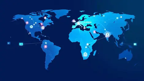 Europe latin america streaming links globe london nodes blue